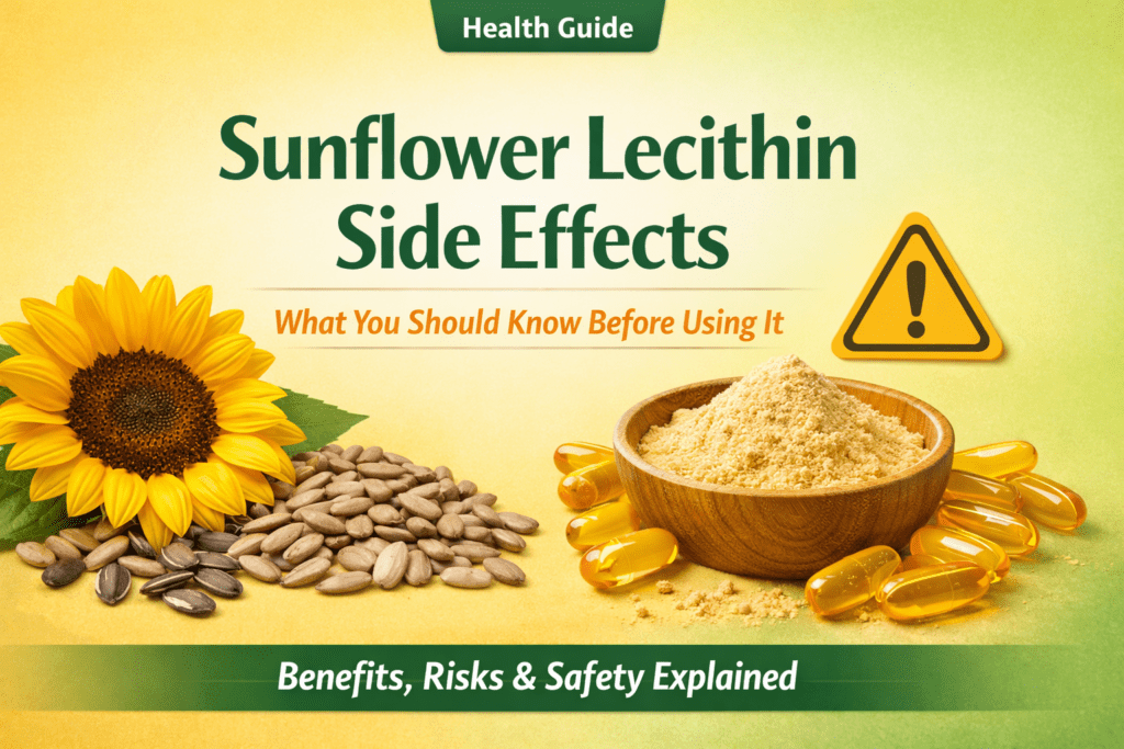 sunflower lecithin side effects