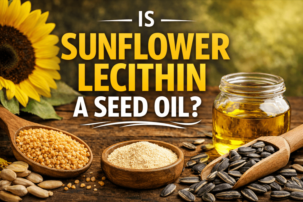 Is sunflower lecithin a seed oil?